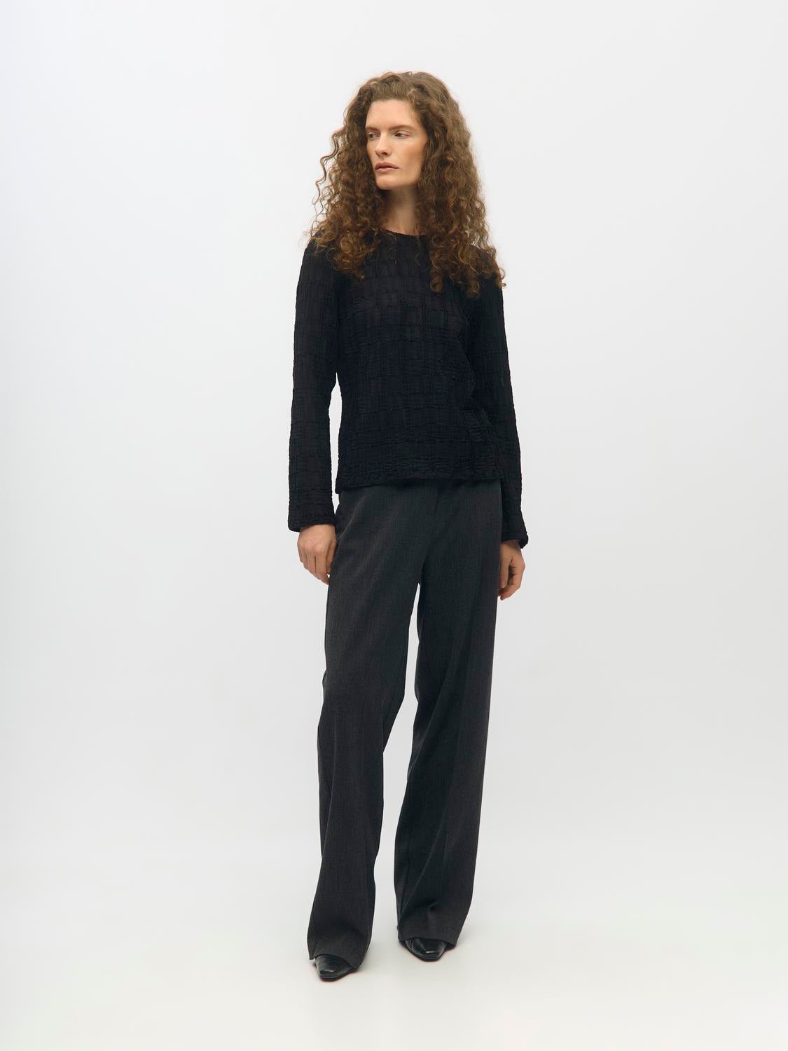 OBJEVIE Top - Black - VERO MODA & VILA Bergvik